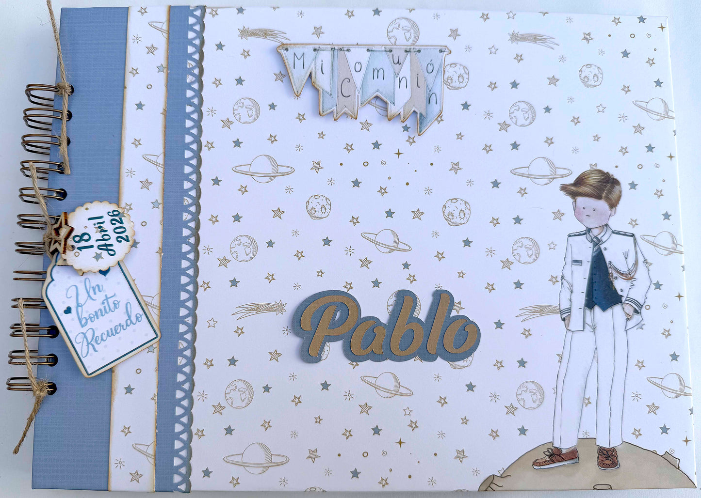 Libro Firmas Niño Comunión 11