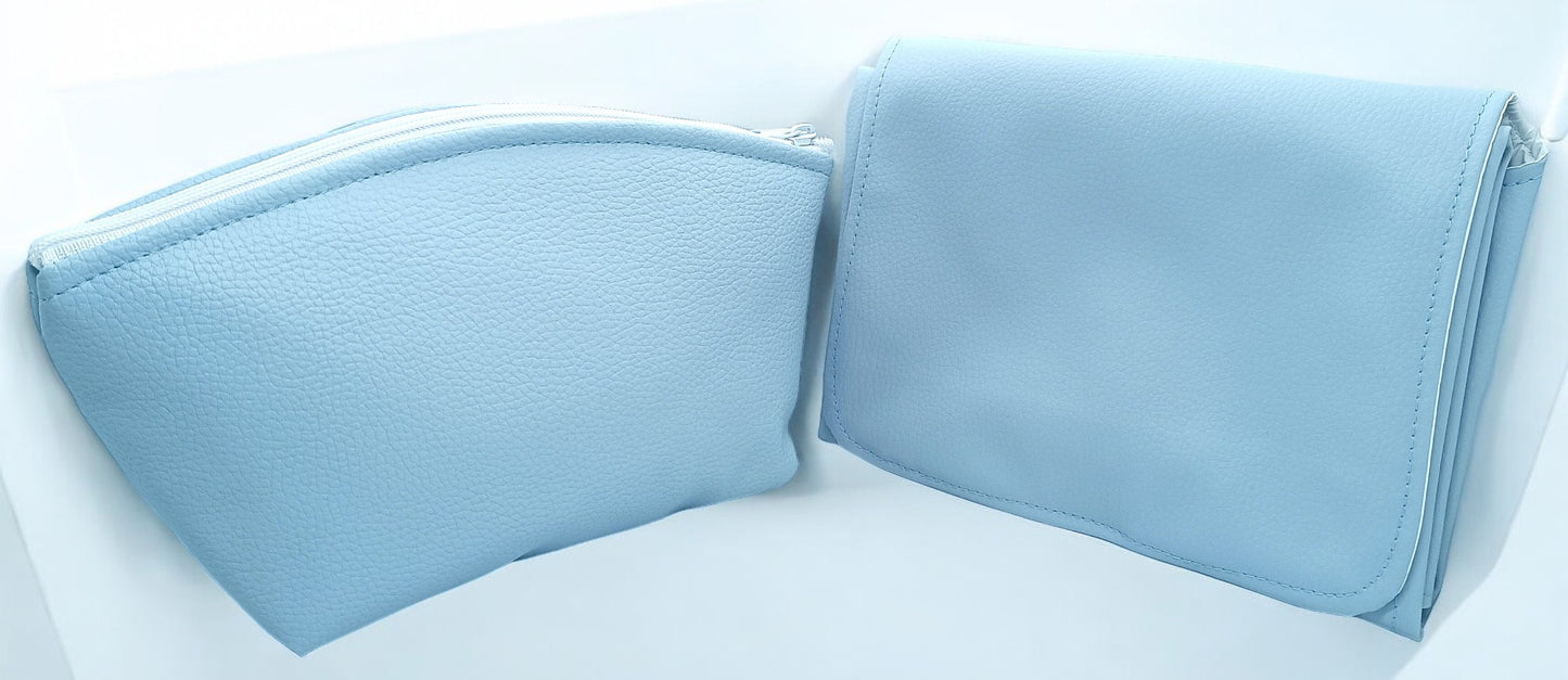 Neceser Bebé + Cambiador Polipiel. Bolso Organizador pequeño para Accesorios de Aseo e higiene del bebé.