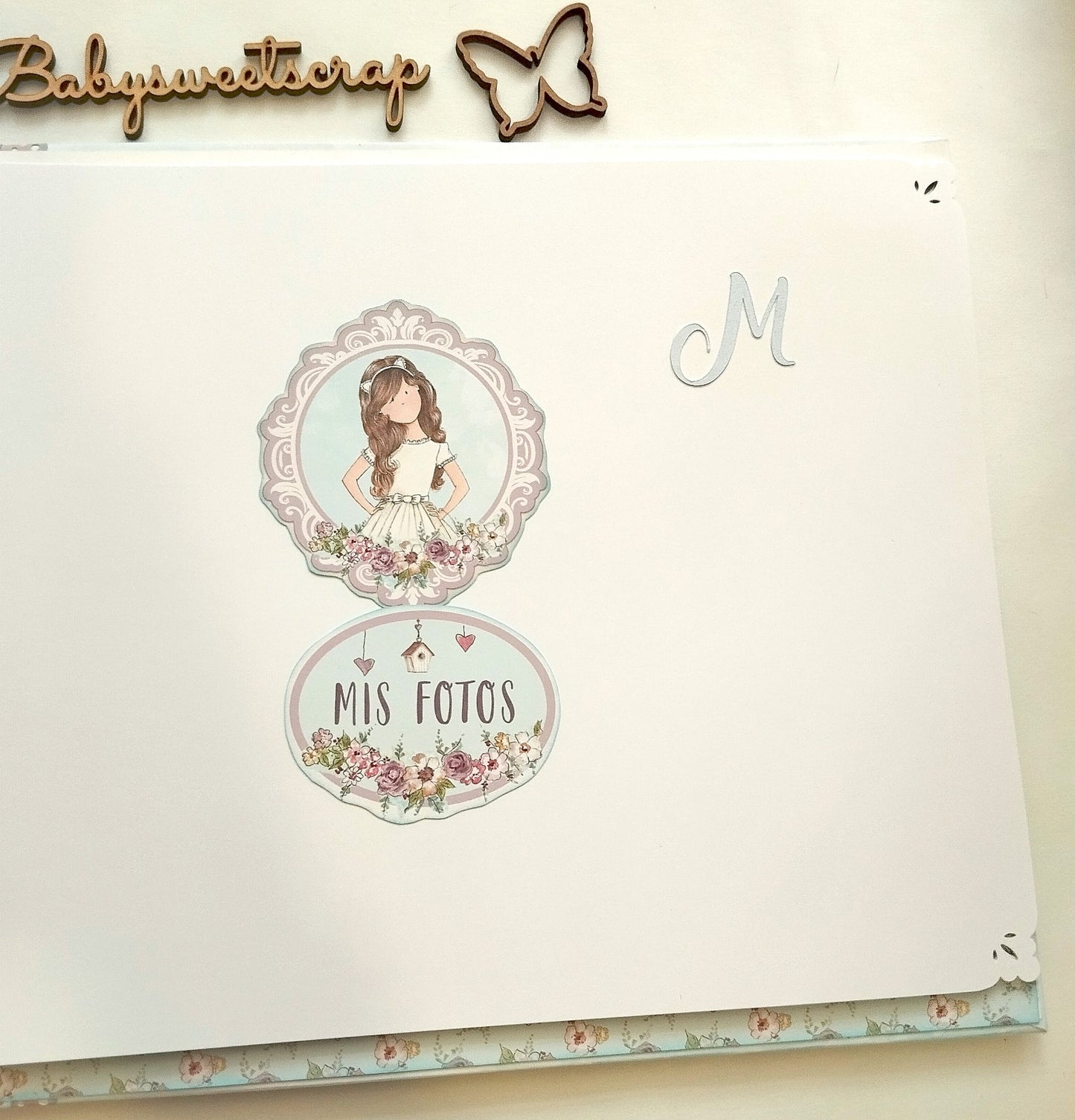 Libro Firmas Niña Comunión 12