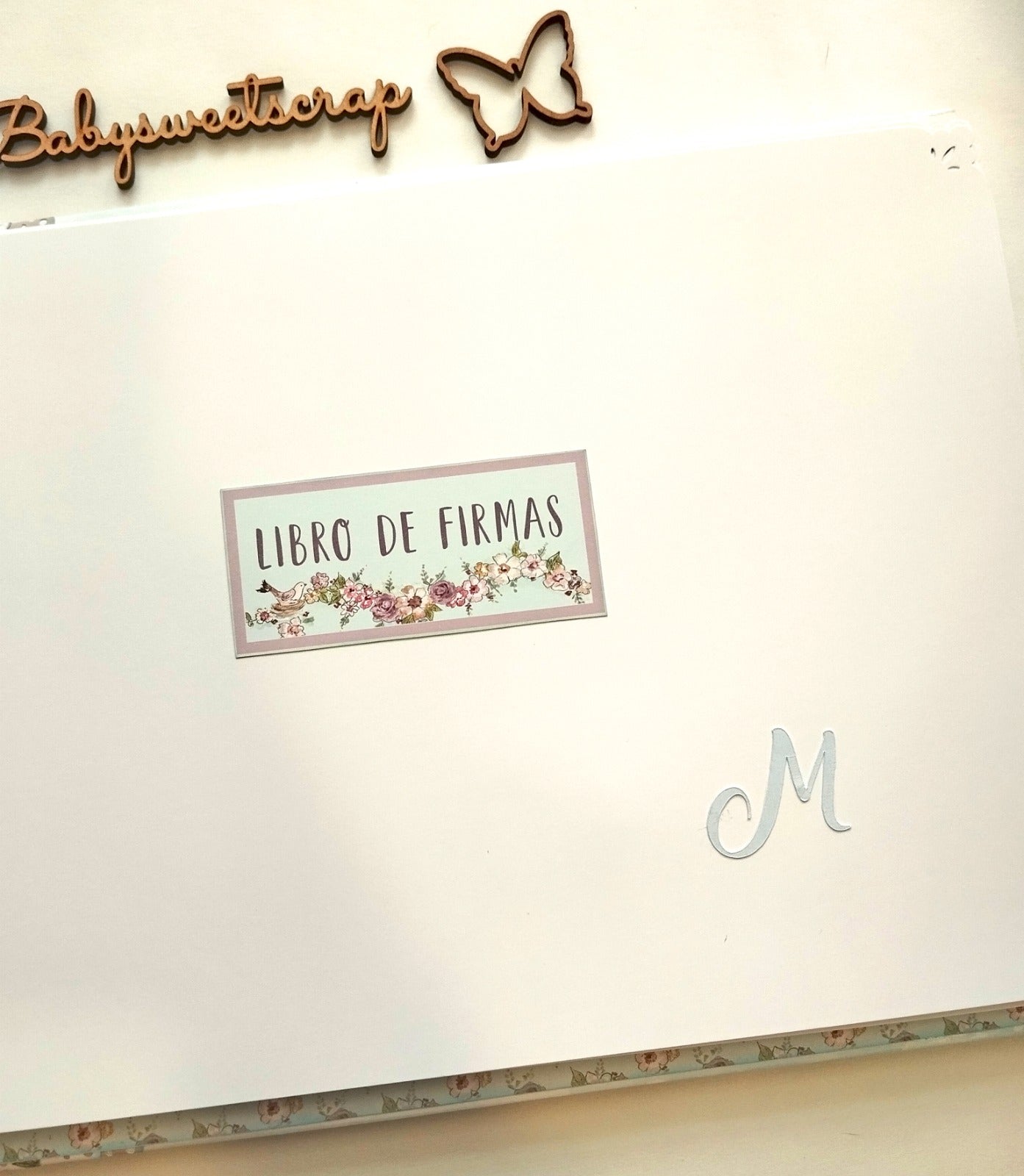 Libro Firmas Niña Comunión 12