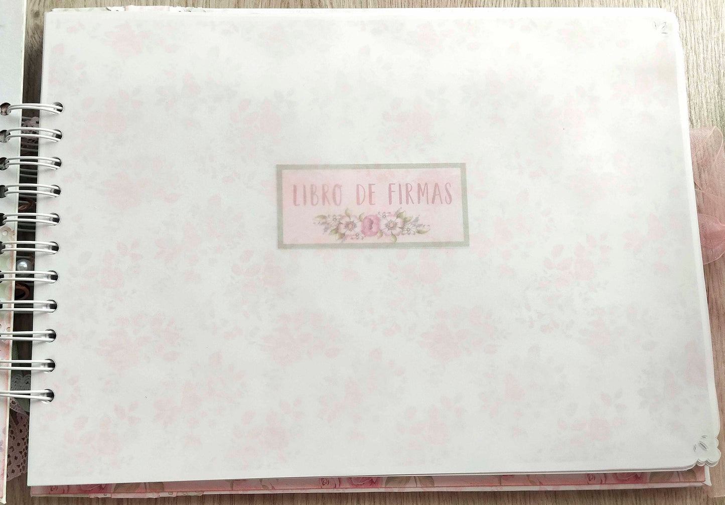Libro Firmas Niña Comunión 7