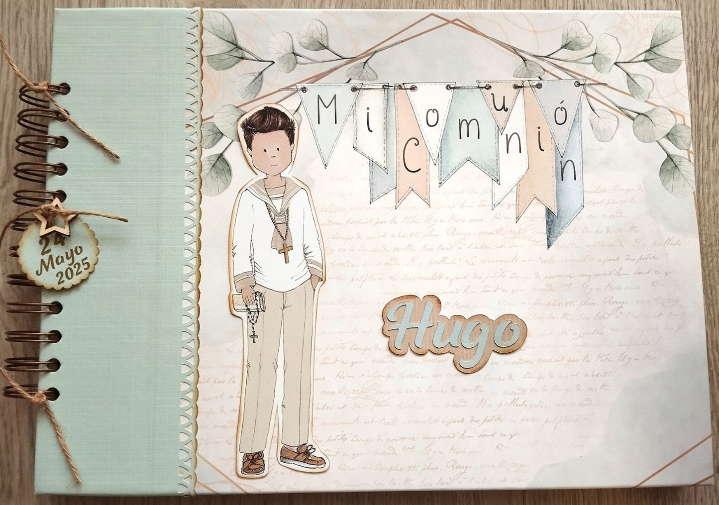 Libro Firmas Niño Comunión 8