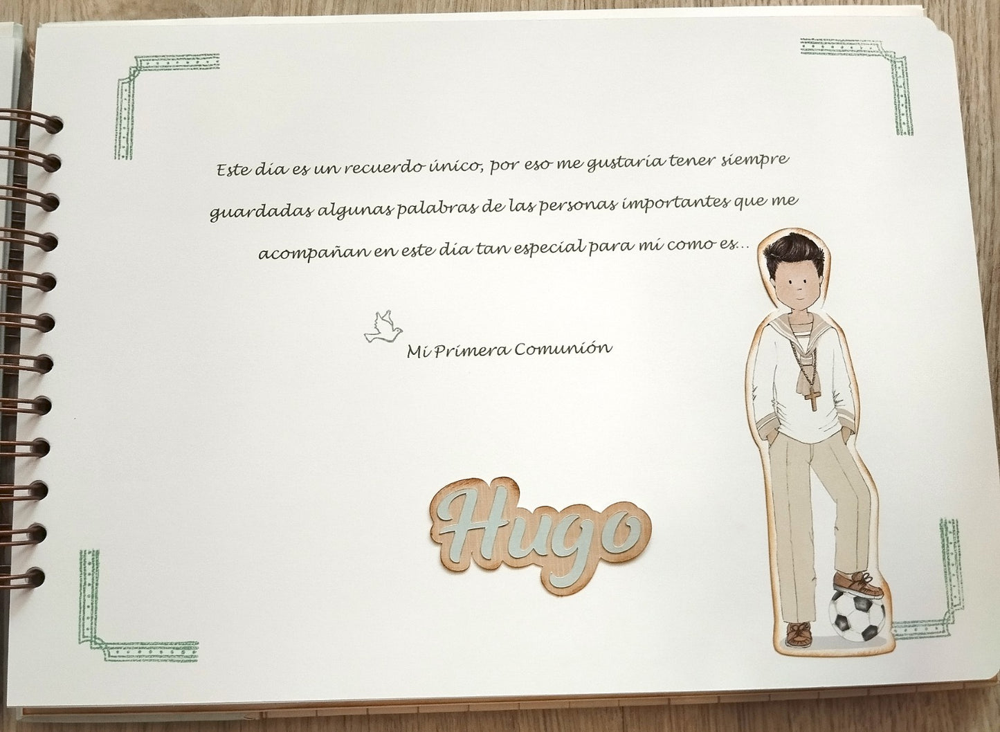 Libro Firmas Niño Comunión 8