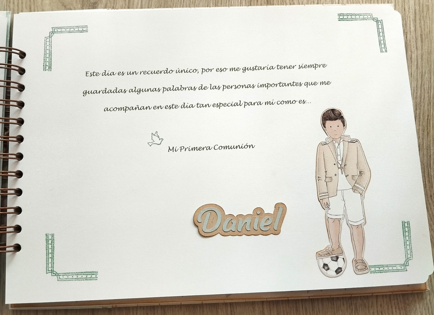 Libro Firmas Niño Comunión 9