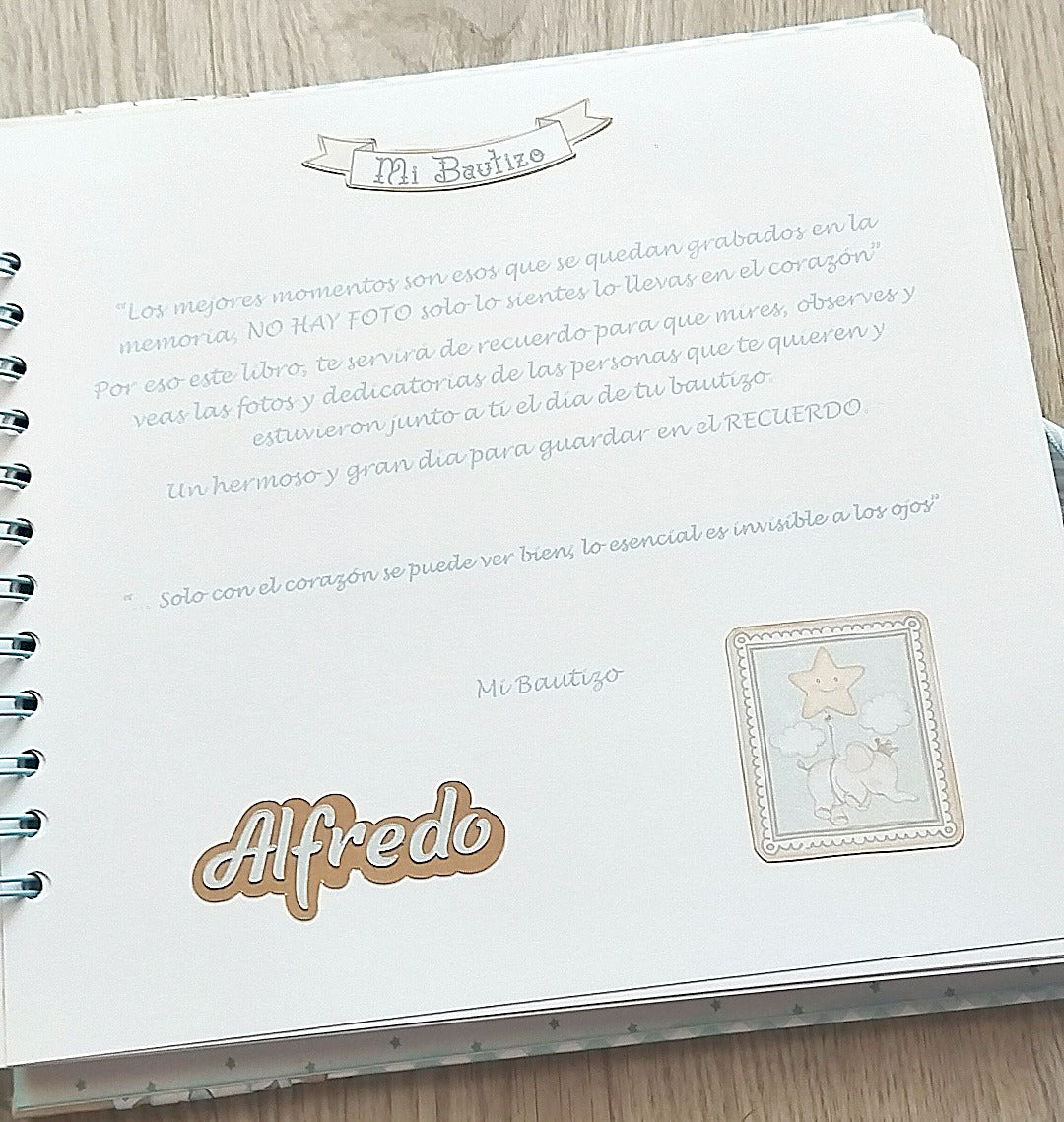 Libro Firmas Bautizo Niño 2