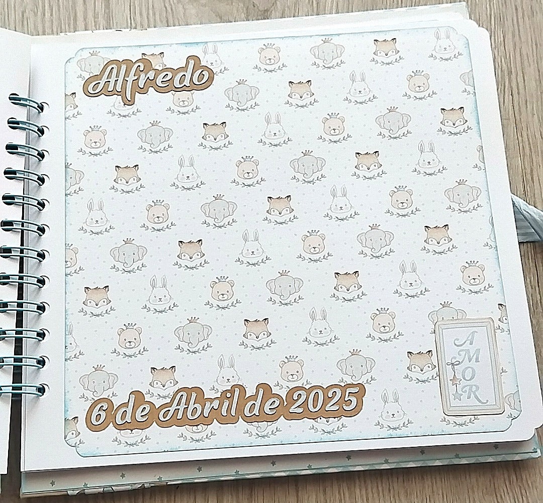 Libro Firmas Bautizo Niño 2