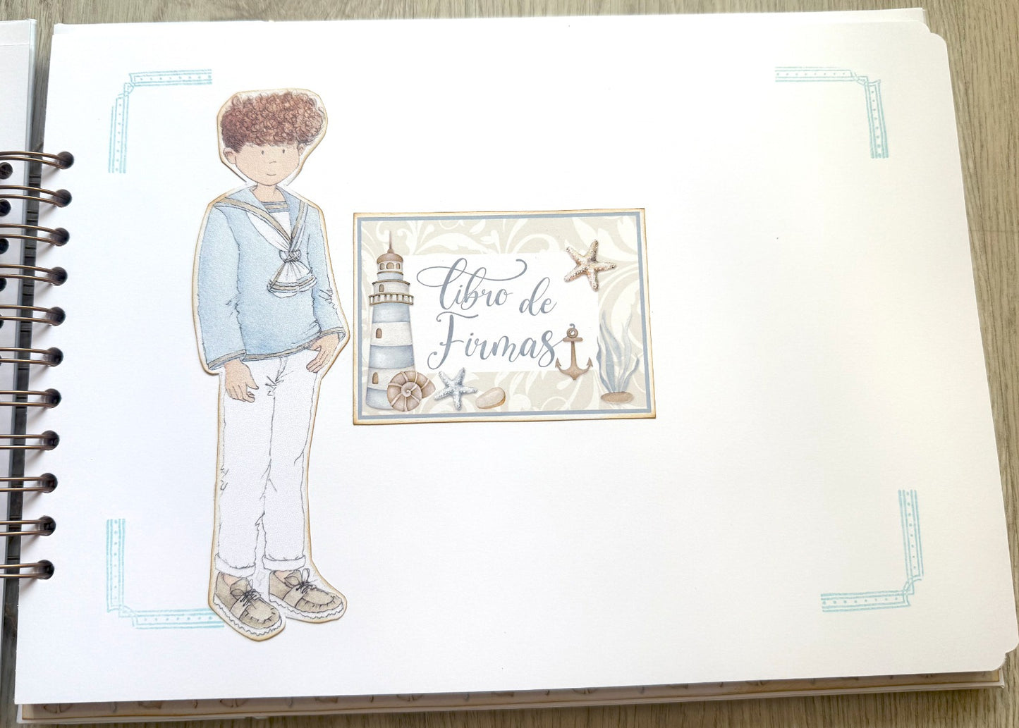 Libro Firmas Niño Comunión 12