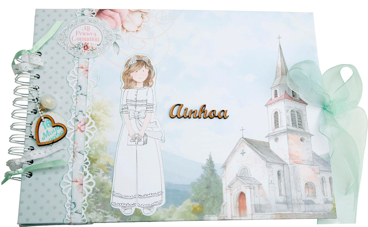 Libro Firmas Niña Comunión 18