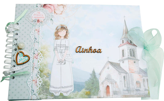 Libro Firmas Niña Comunión 18