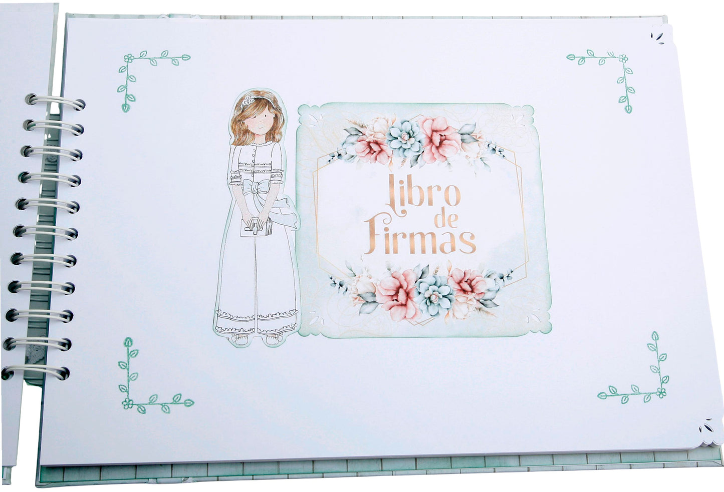Libro Firmas Niña Comunión 18