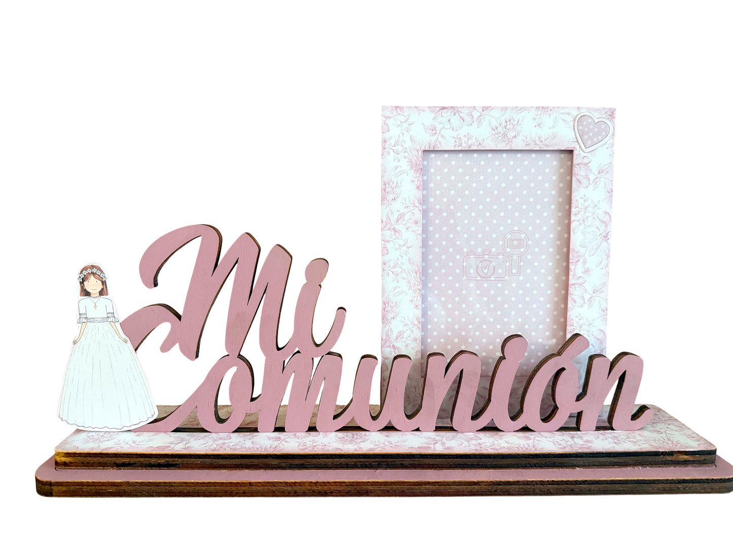 MARCO FOTO MADERA LILA