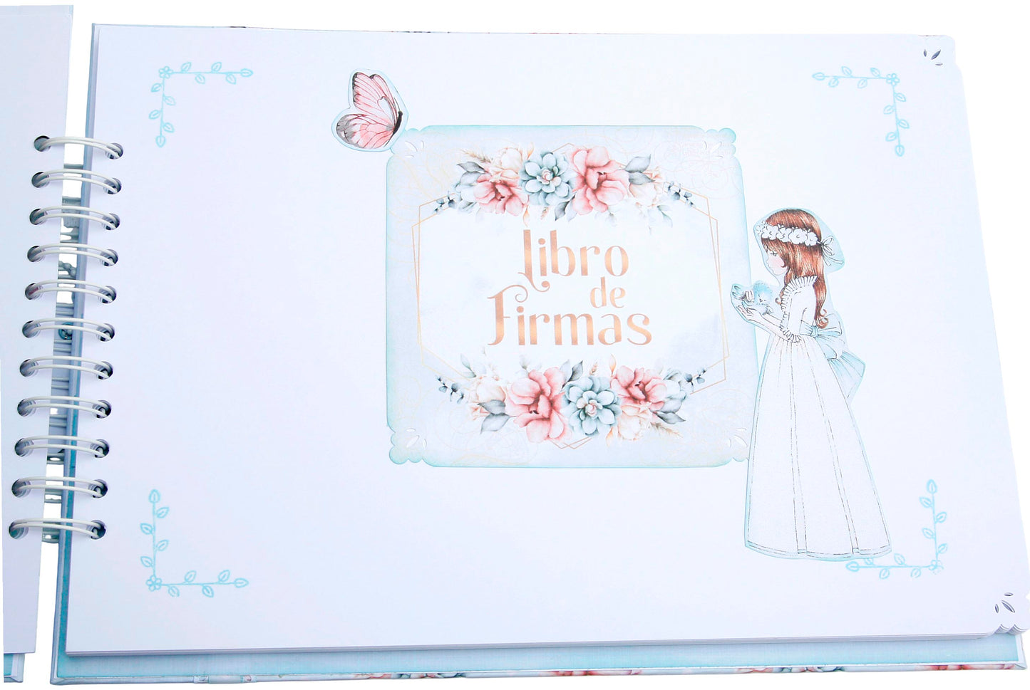 Libro Firmas Niña Comunión 20