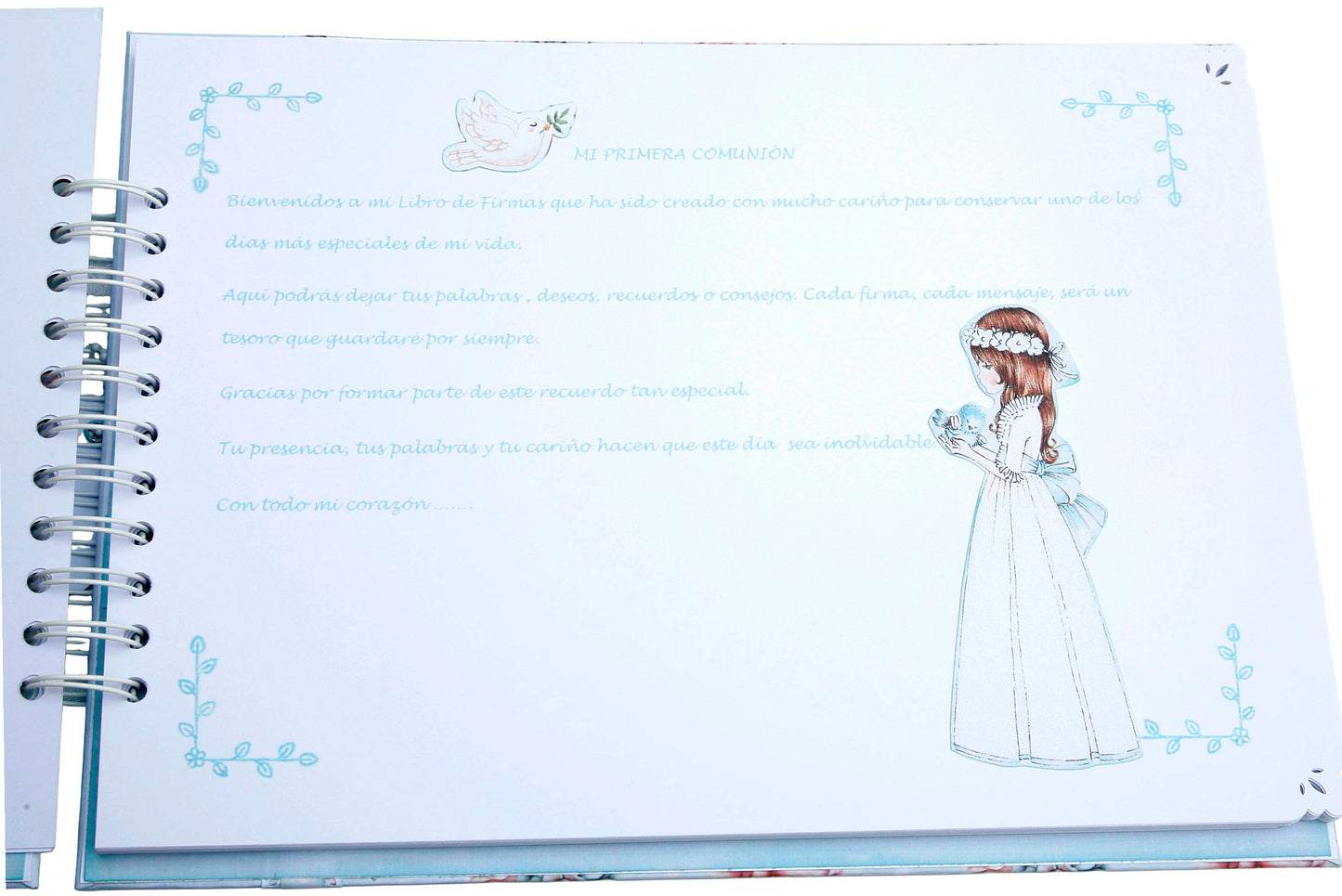 Libro Firmas Niña Comunión 20