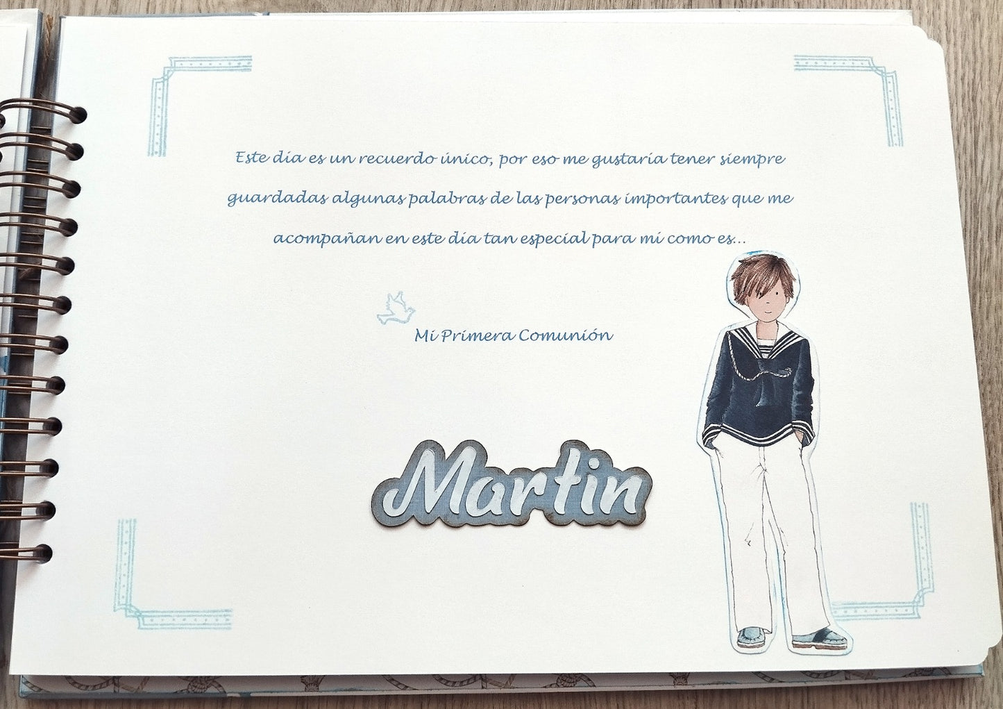 Libro Firmas Niño Comunión 10