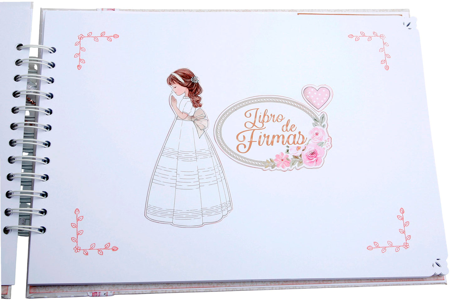 Libro Firmas Niña Comunión 19