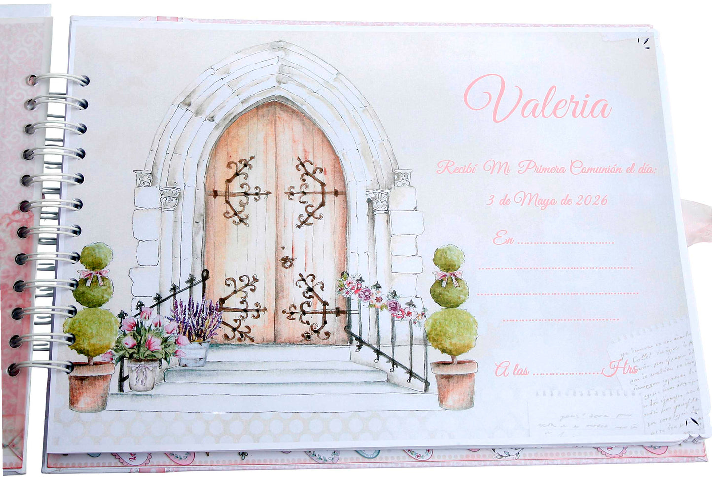 Libro Firmas Niña Comunión 21