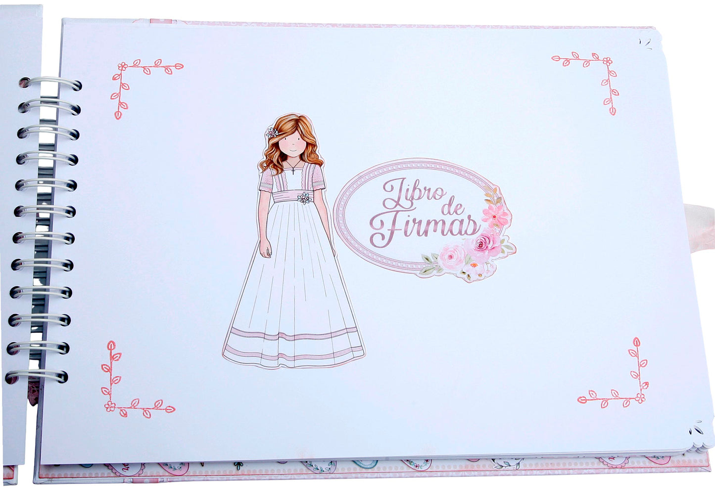 Libro Firmas Niña Comunión 21