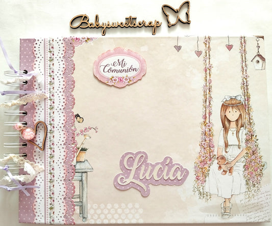 Libro Firmas Niña Comunión 13