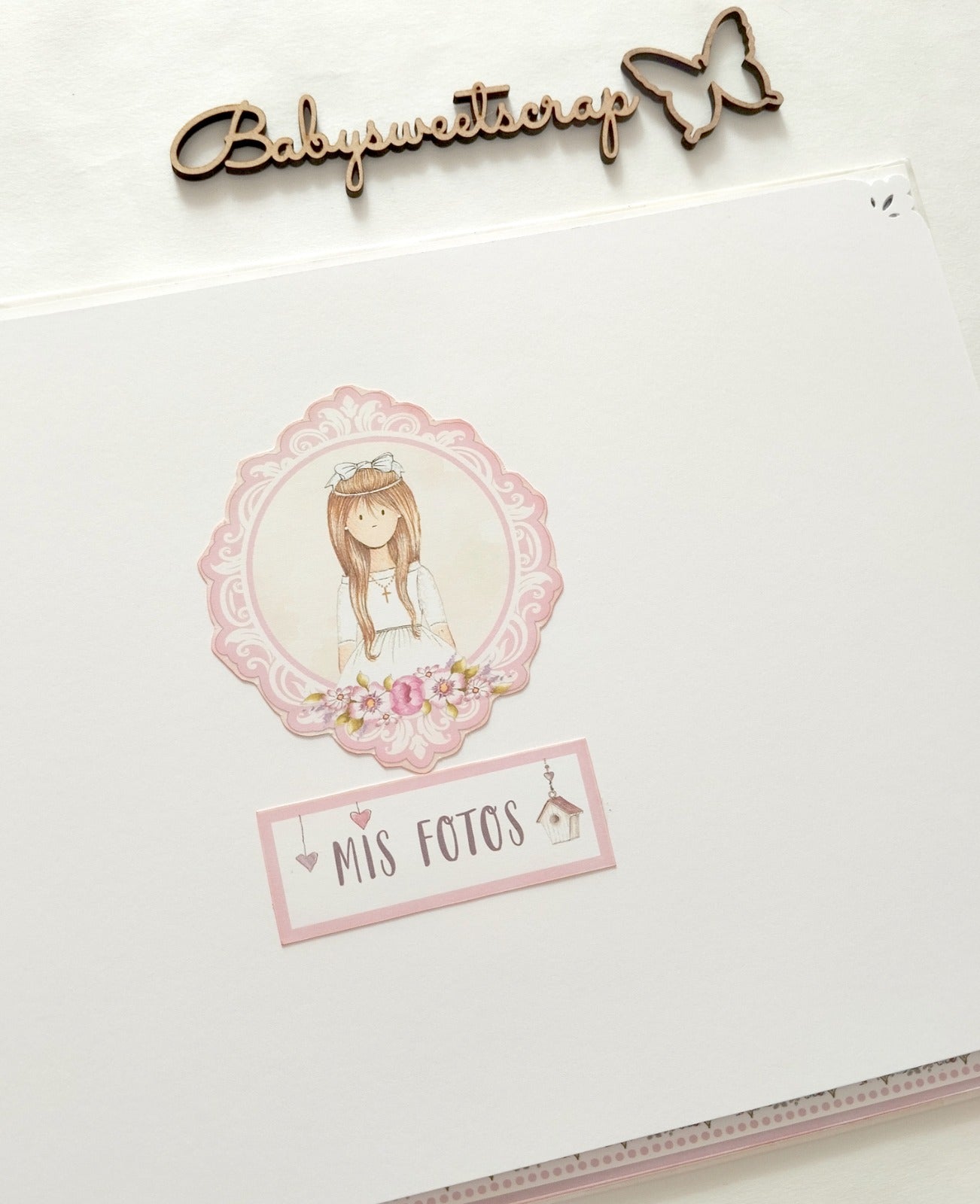 Libro Firmas Niña Comunión 13