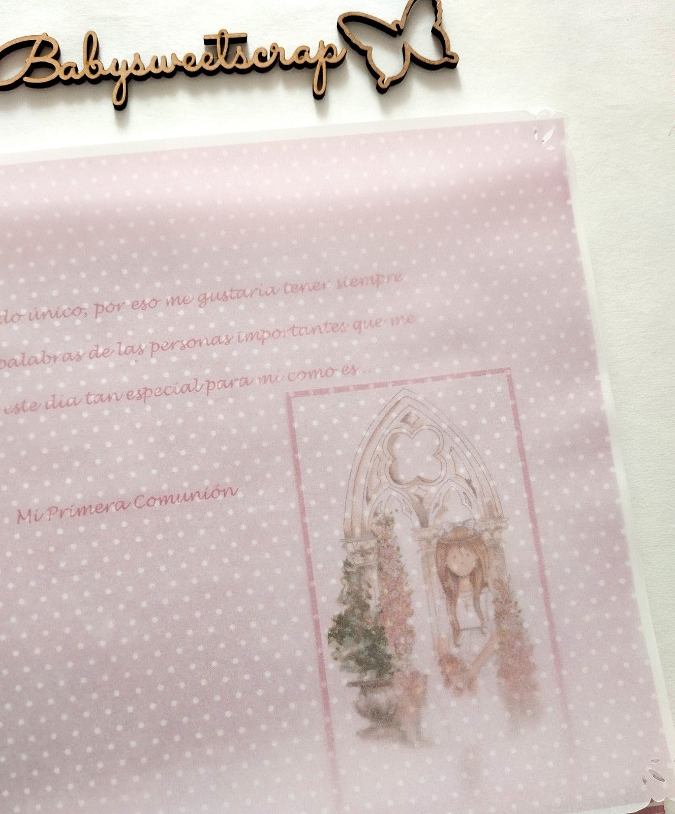 Libro Firmas Niña Comunión 13