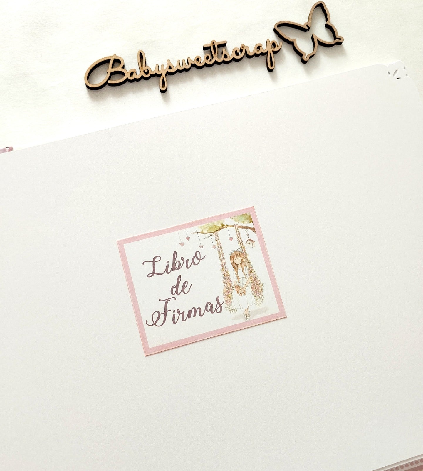 Libro Firmas Niña Comunión 13