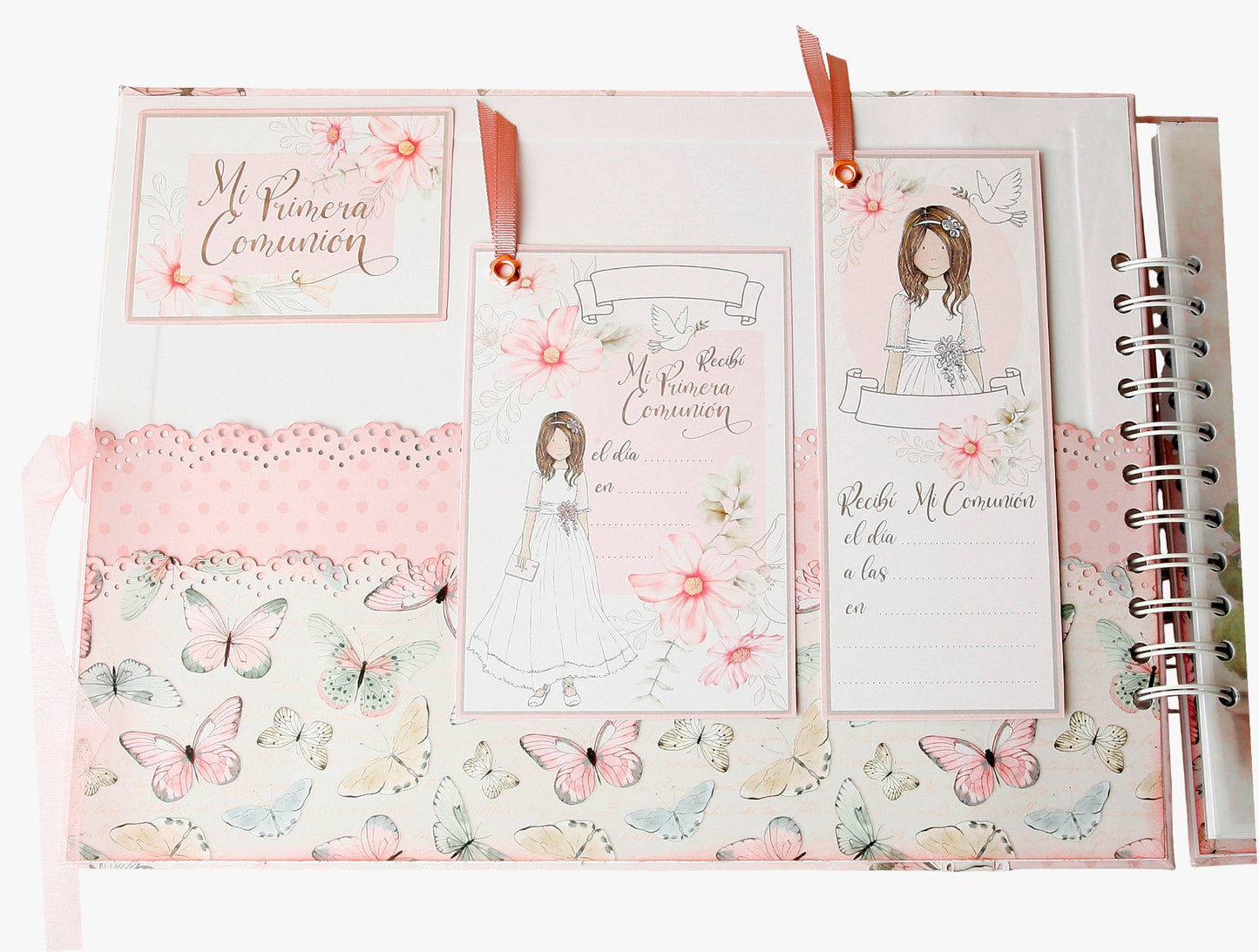 Libro Firmas Niña Comunión 16