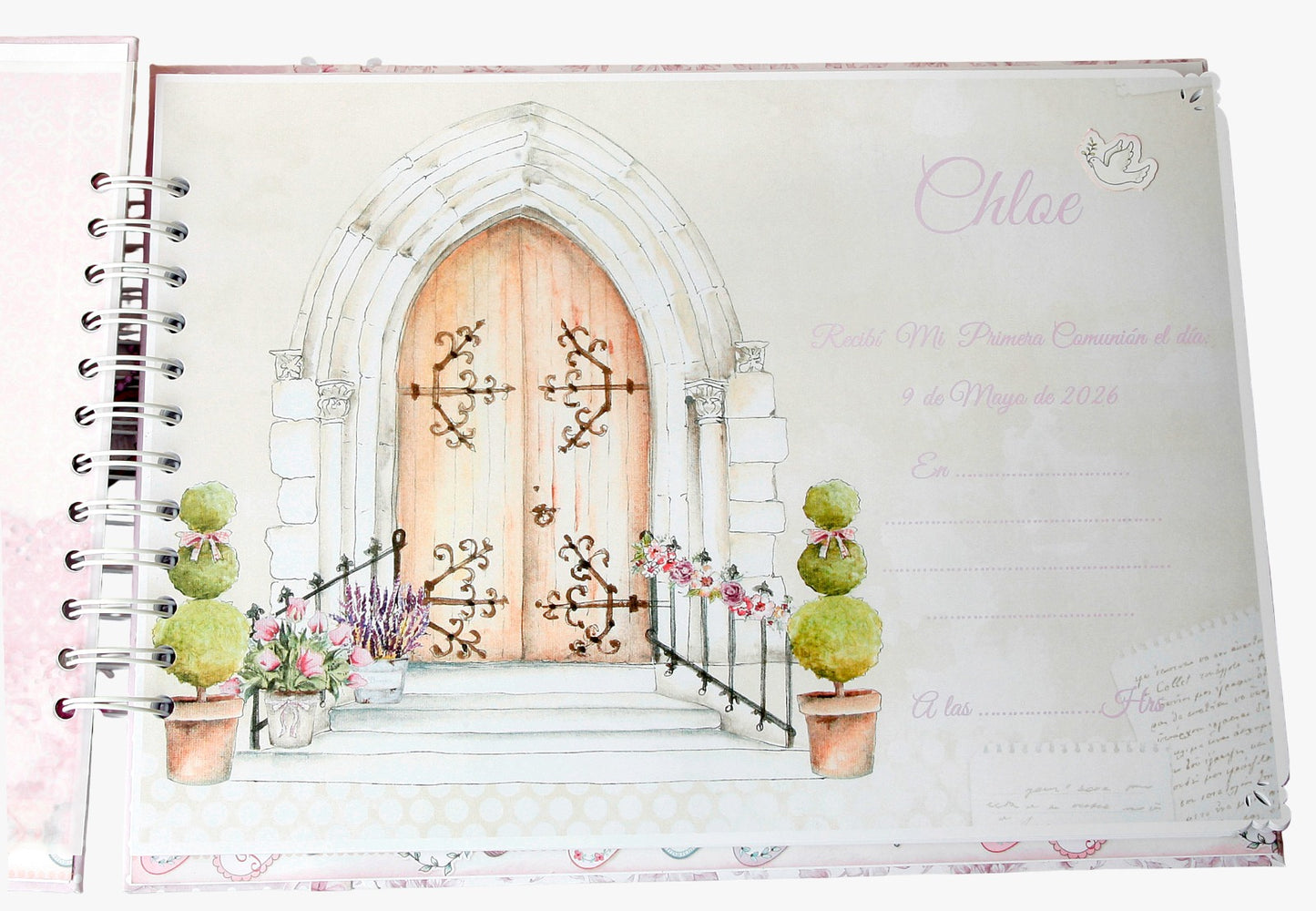 Libro Firmas Niña Comunión 17