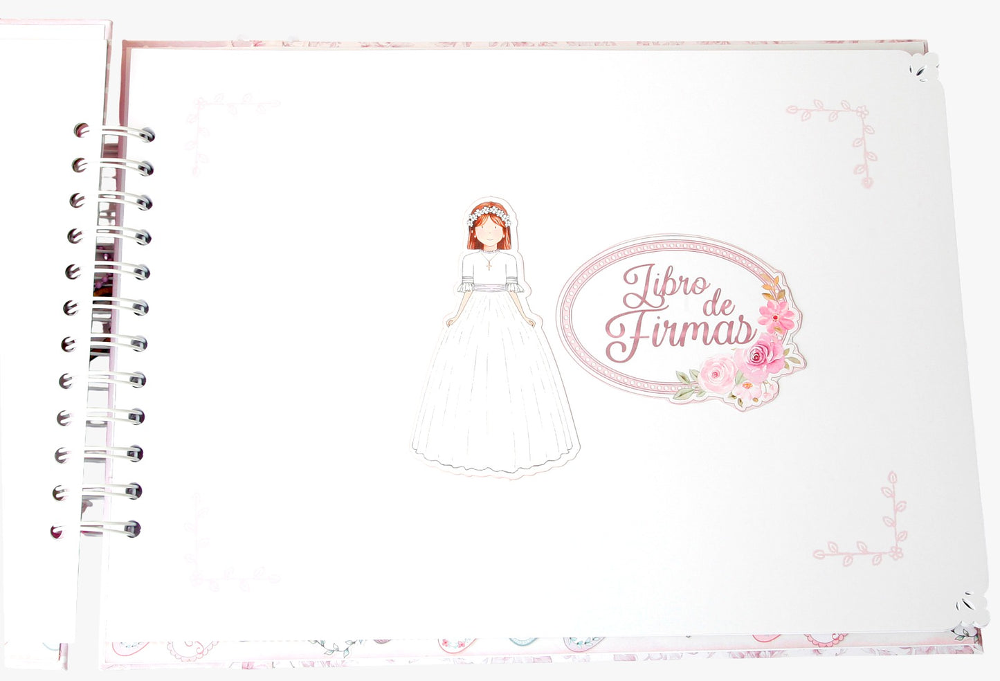 Libro Firmas Niña Comunión 17