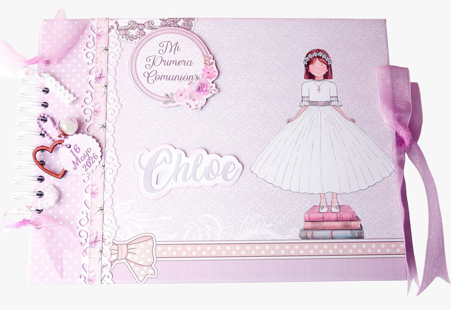 Libro Firmas Niña Comunión 17