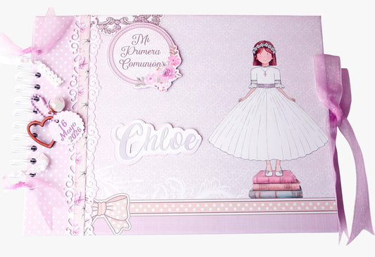 Libro Firmas Niña Comunión 17