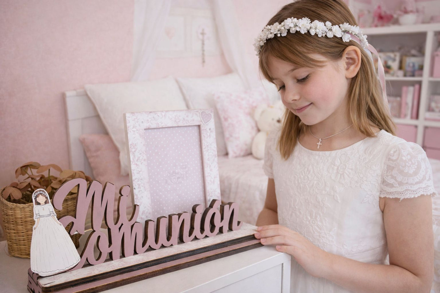 MARCO FOTO MADERA LILA