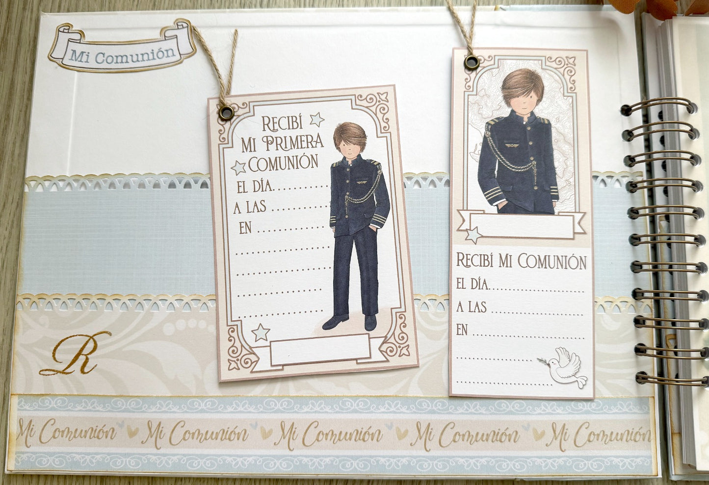 Libro Firmas Niño Comunión 18