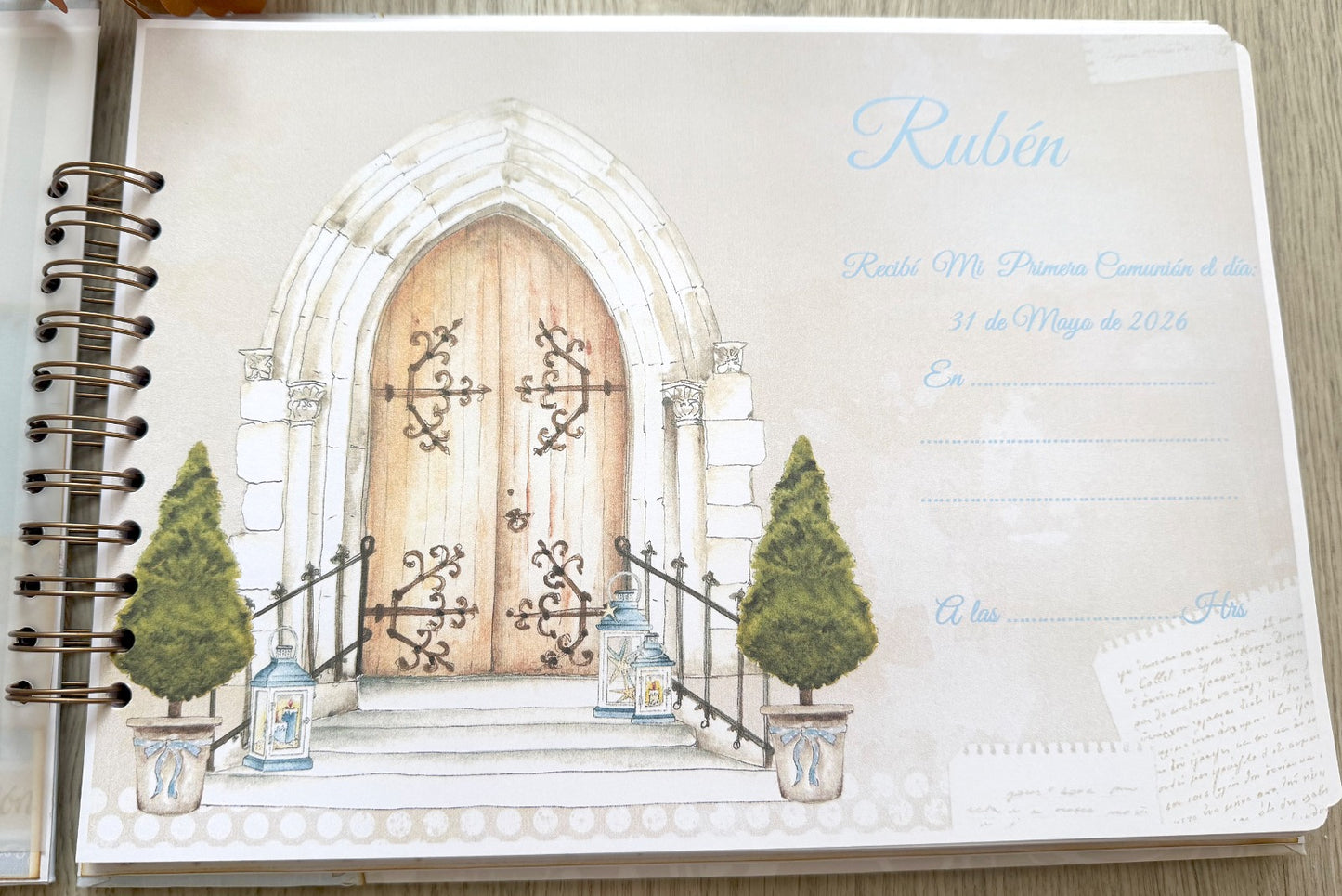 Libro Firmas Niño Comunión 18