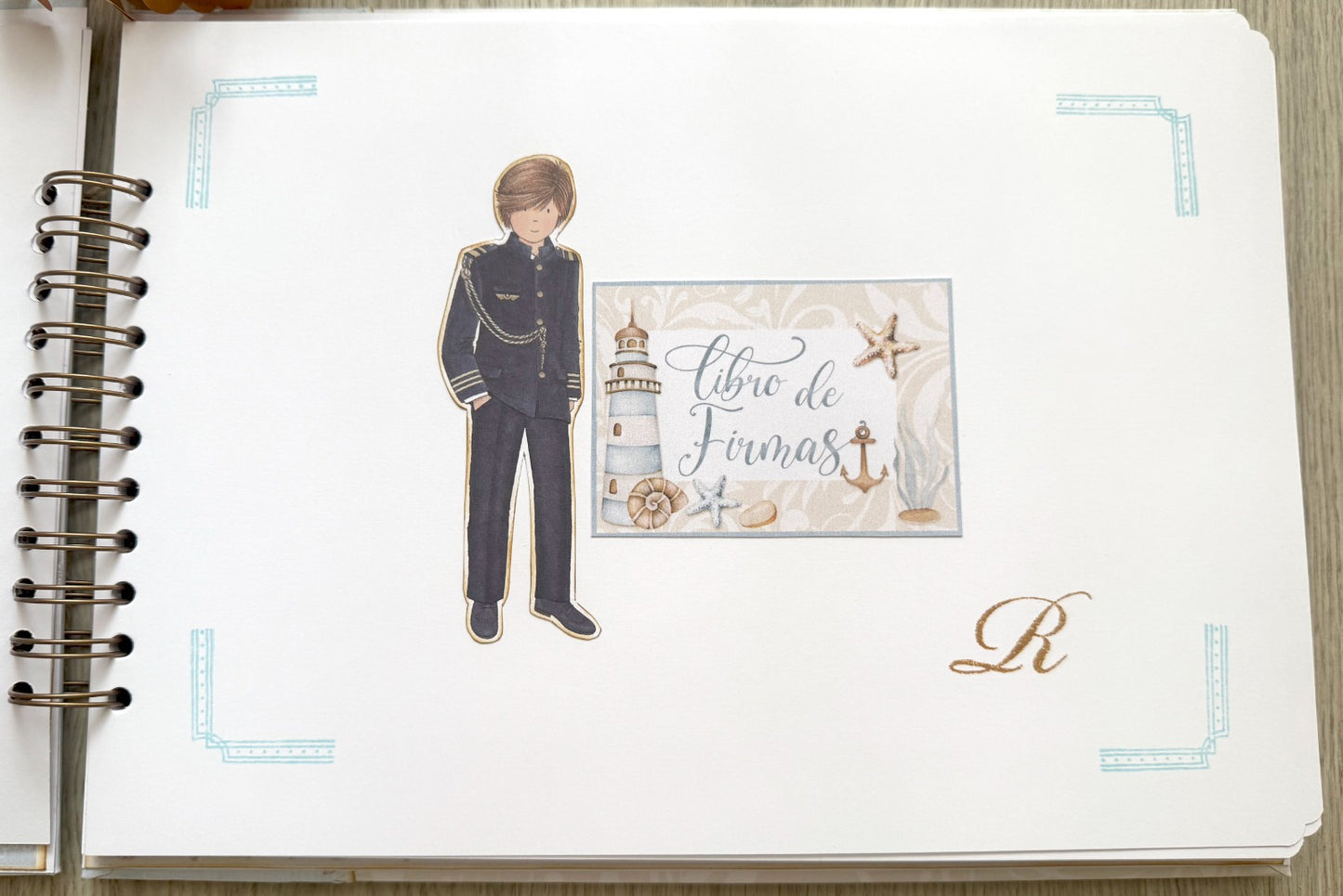 Libro Firmas Niño Comunión 18