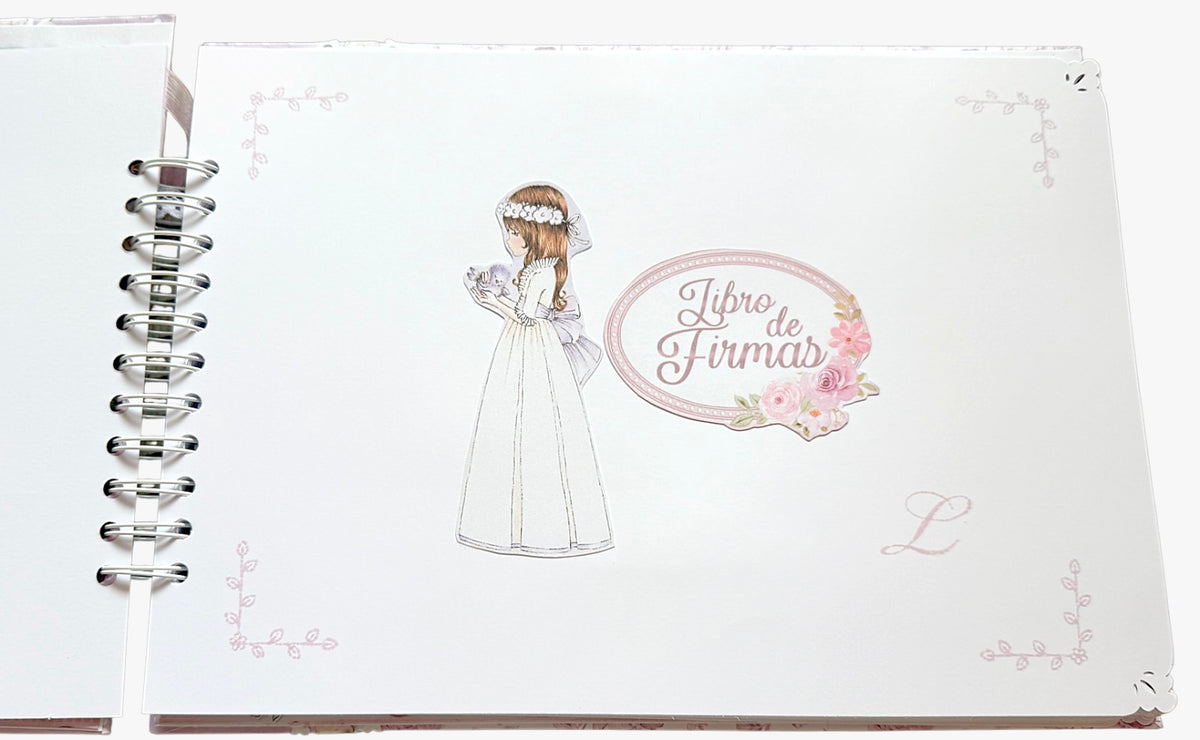 Libro Firmas Niña Comunión 2