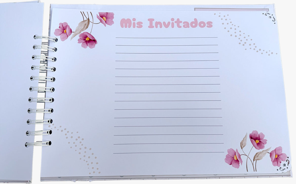 Libro Firmas Niña Comunión 22