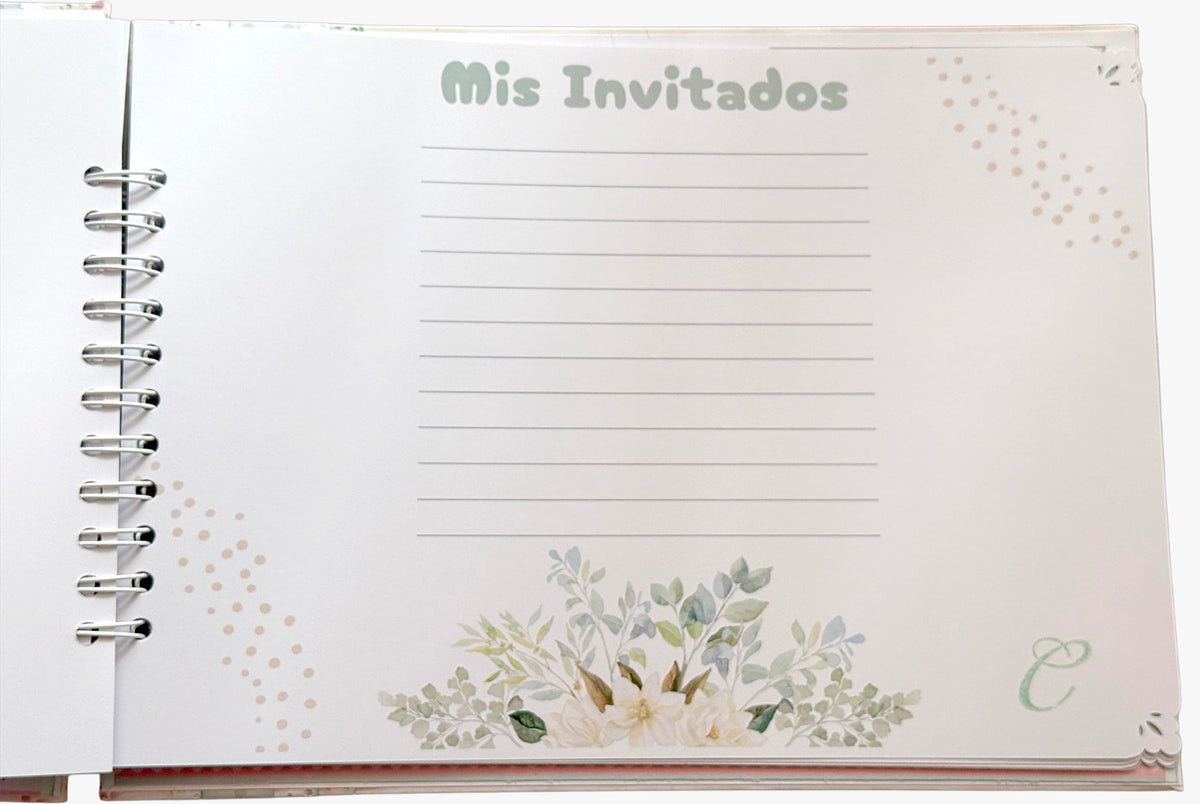 Libro Firmas Niña Comunión 6
