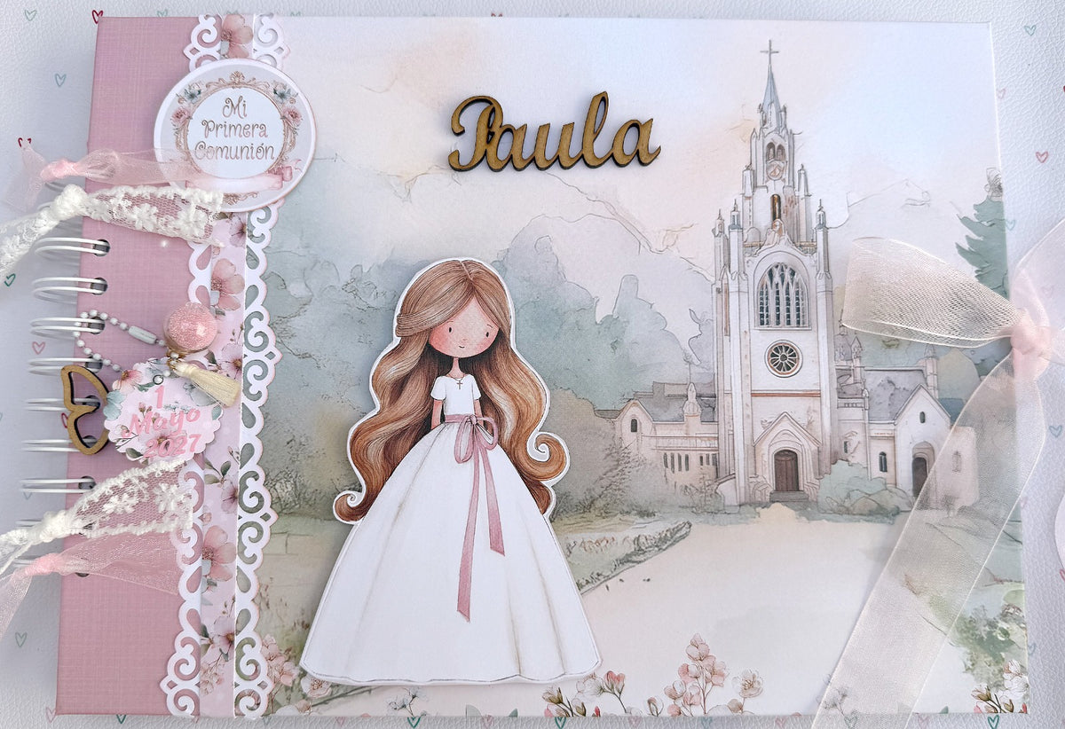 Libro Firmas Niña Comunión 23