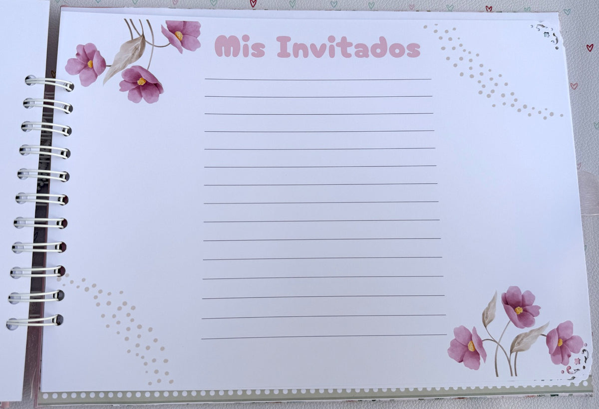 Libro Firmas Niña Comunión 23