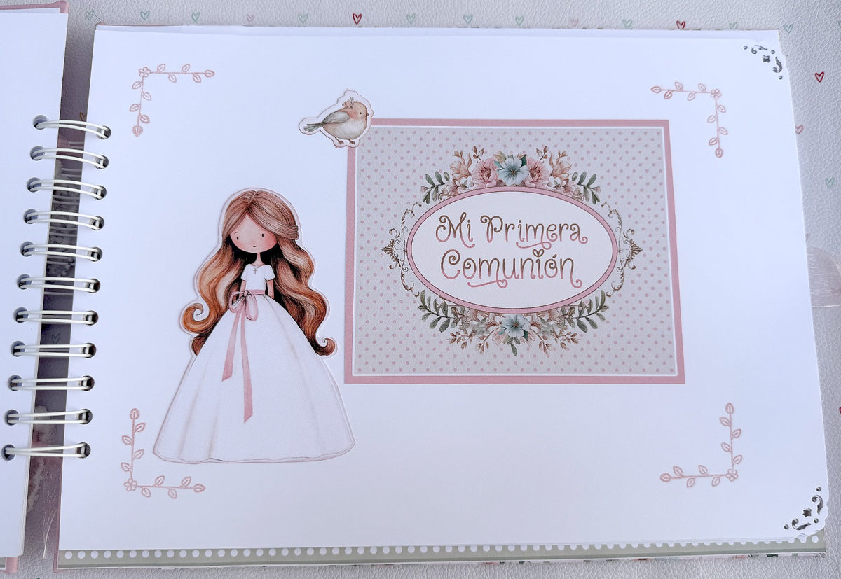 Libro Firmas Niña Comunión 23