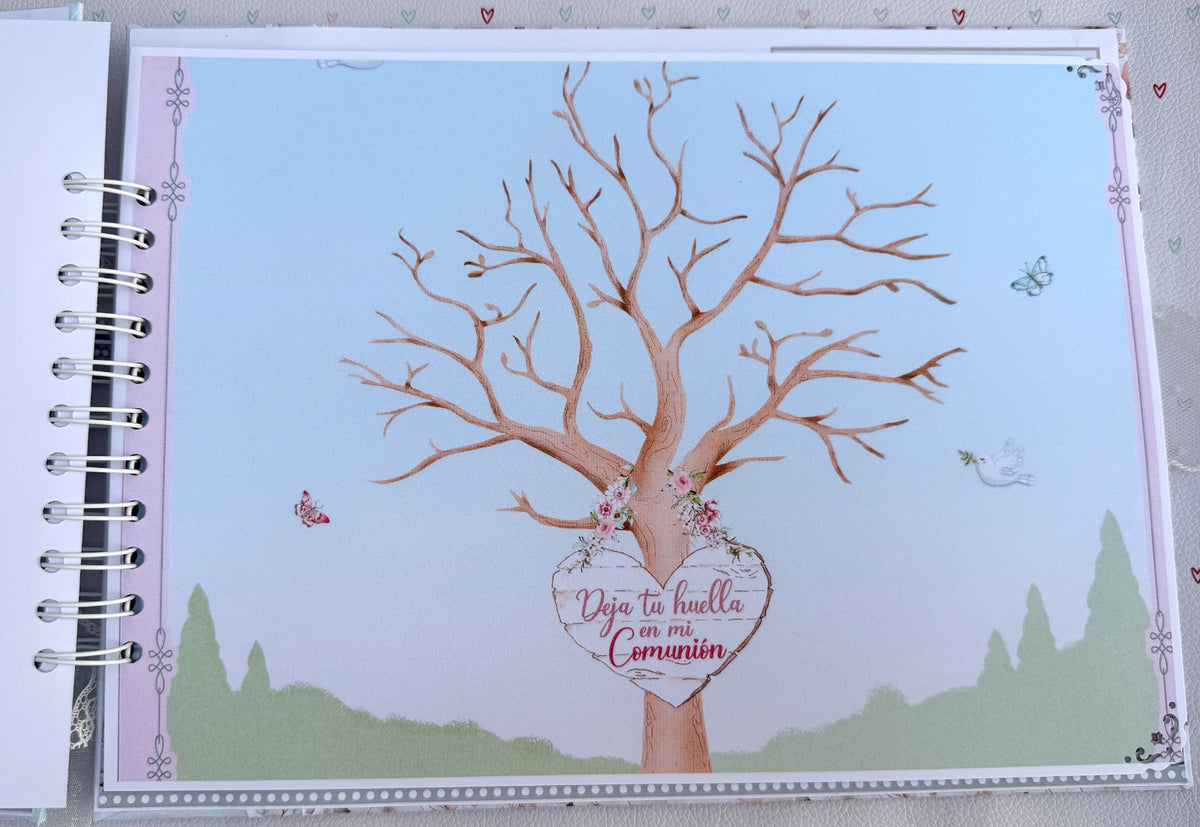 Libro Firmas Niña Comunión 24