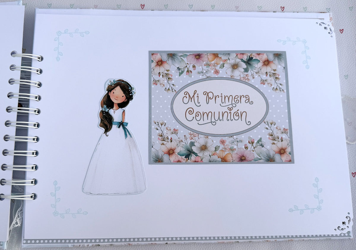 Libro Firmas Niña Comunión 24