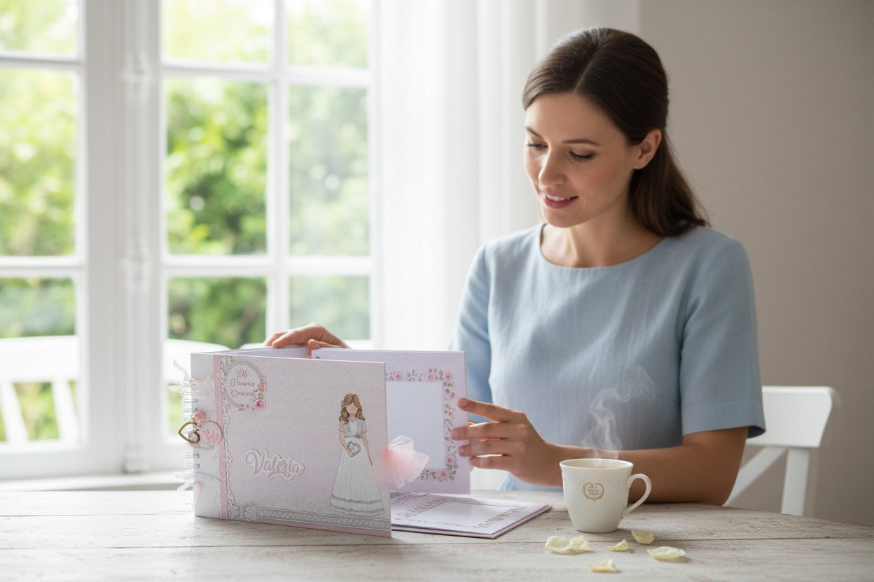 Libro Firmas Niña Comunión 21