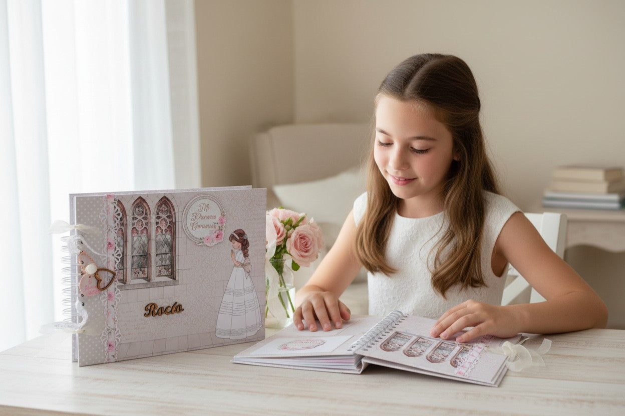 Libro Firmas Niña Comunión 19